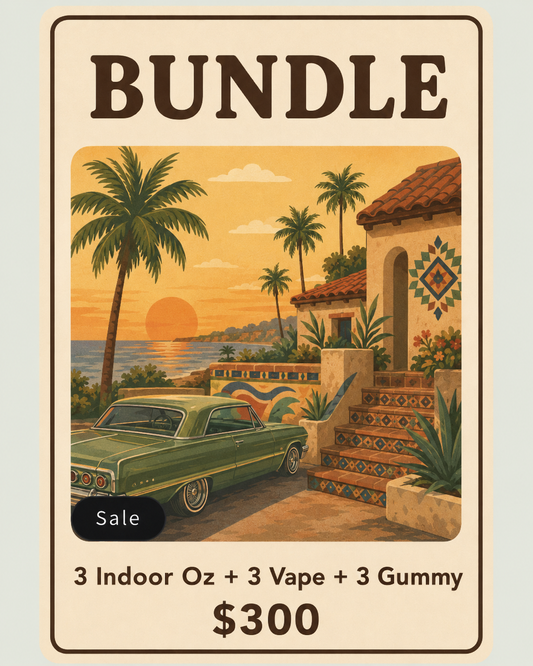Bundle 3 (3 INDOOR Oz + 3 Vape + 3 Gummy)